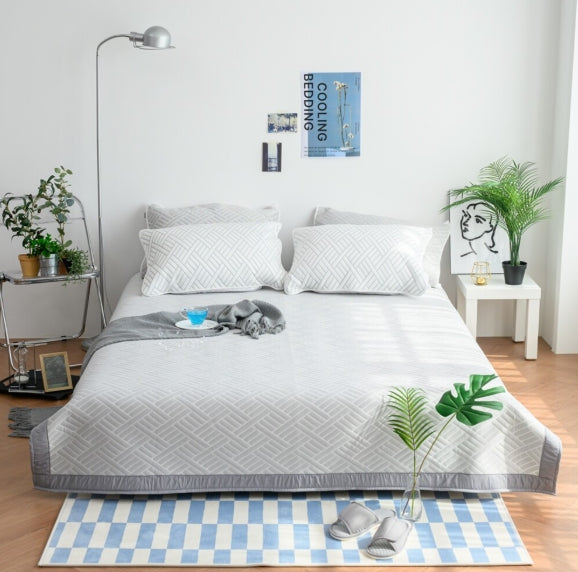 리빙밸류 듀라론 냉감 침대패드 – SS / Q / K (LivingValue Duralon Cooling Bed Pad – SS / Q / K)