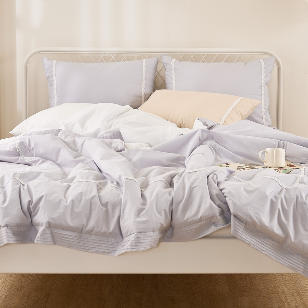 단아 고밀도 냉감 여름 침구세트 (차렵이불+패드 + 베개커버 2개)4종세트 DANA High-Density Cooling Summer Bedding Set (Quilted Comforter+Pad + 2 Pillow Covers)
