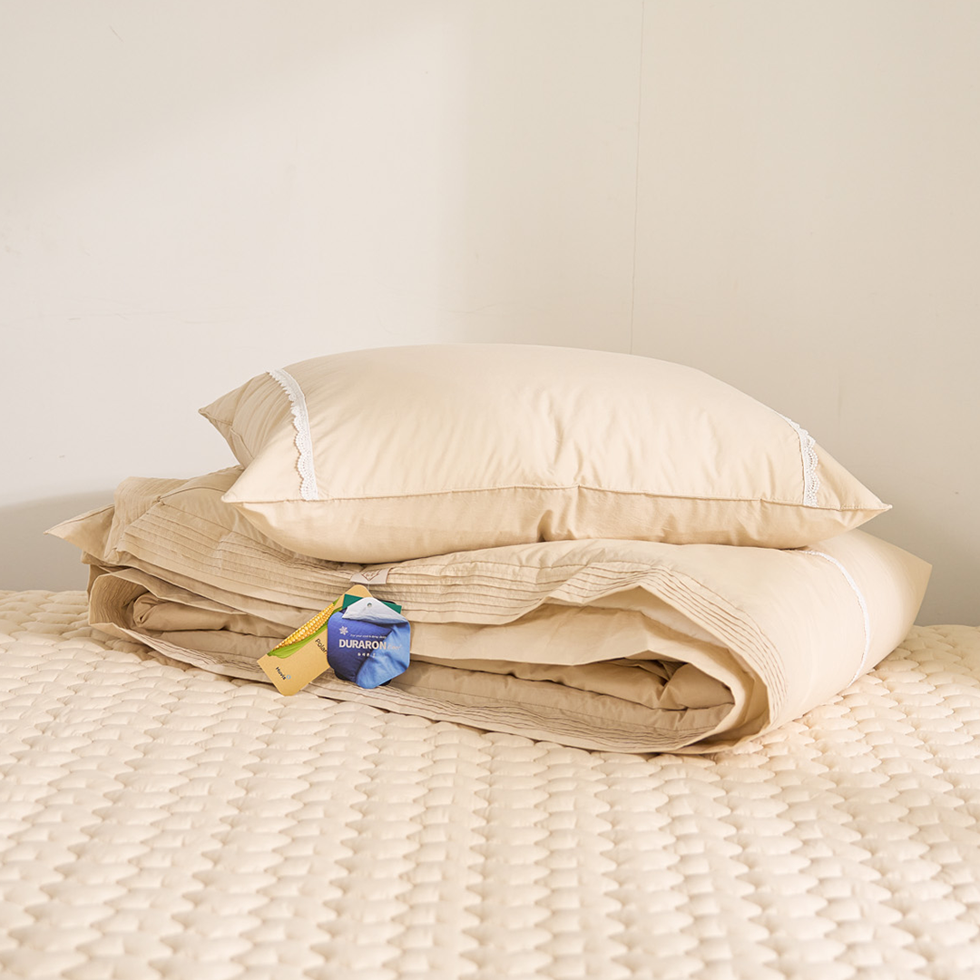 단아 고밀도 냉감 여름 침구세트 (차렵이불+패드 + 베개커버 2개)4종세트 DANA High-Density Cooling Summer Bedding Set (Quilted Comforter+Pad + 2 Pillow Covers)
