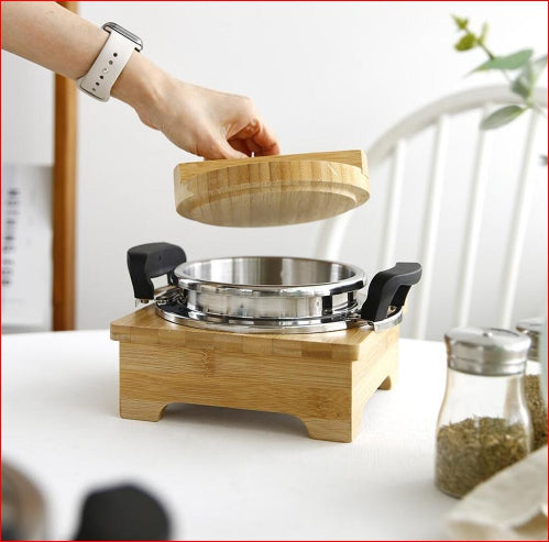 플라라 통3중 미니 압력밥솥 (받침대 포함) / 3-Ply Stainless Mini Pressure Cooker with Trivet
