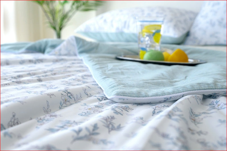 Living Value Dream Cooling Blanket + 2 Pillows Set (3pcs) 리빙밸류 드림 냉감이불 + 베개 2개 세트 3종 구성