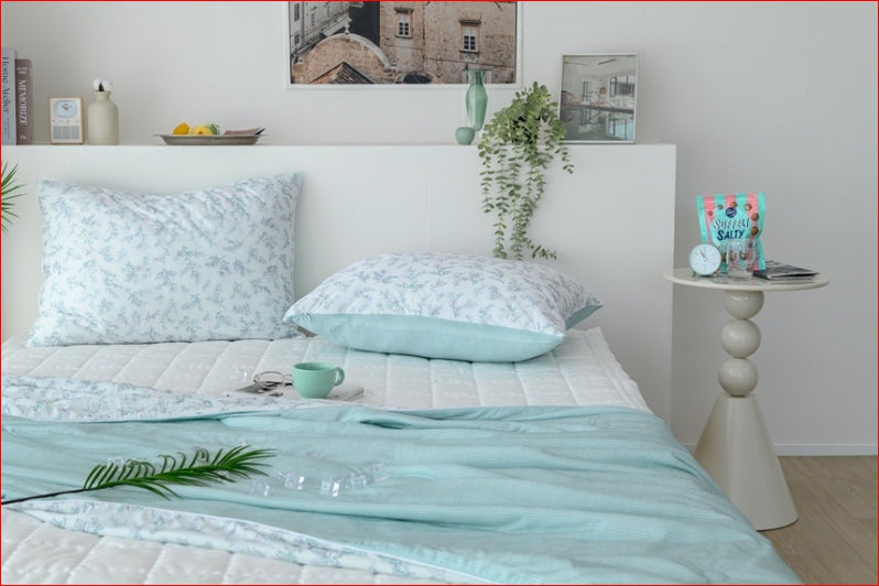 Living Value Dream Cooling Blanket + 2 Pillows Set (3pcs) 리빙밸류 드림 냉감이불 + 베개 2개 세트 3종 구성