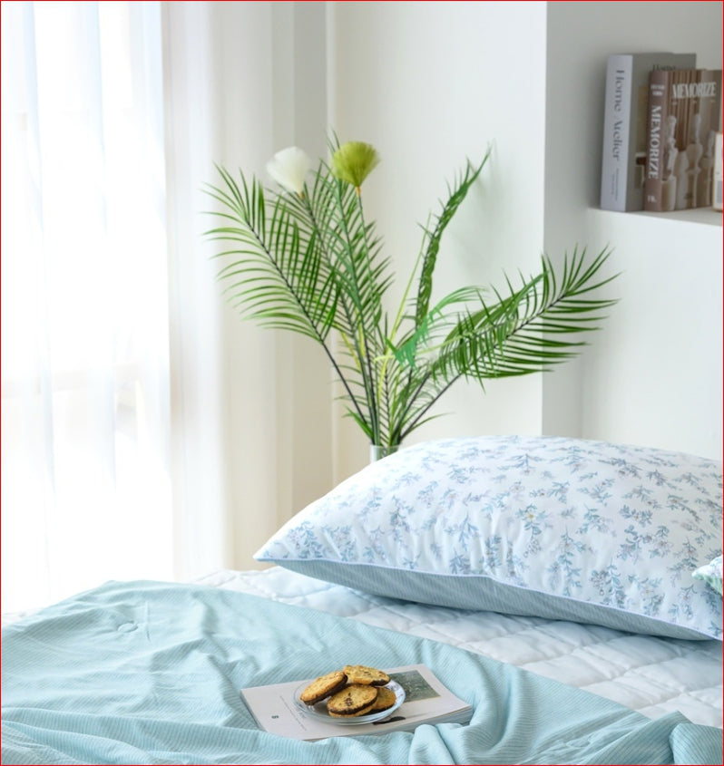 Living Value Dream Cooling Blanket + 2 Pillows Set (3pcs) 리빙밸류 드림 냉감이불 + 베개 2개 세트 3종 구성