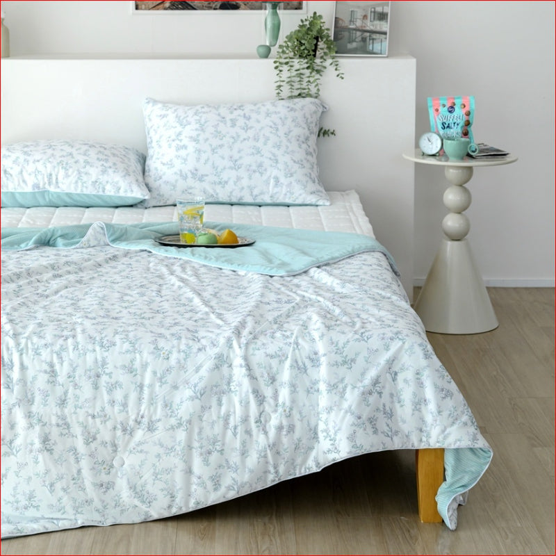 Living Value Dream Cooling Blanket + 2 Pillows Set (3pcs) 리빙밸류 드림 냉감이불 + 베개 2개 세트 3종 구성