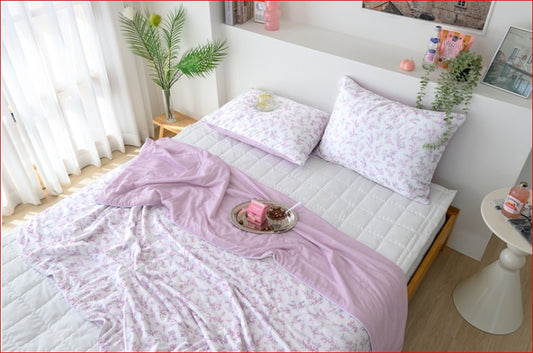 Living Value Dream Cooling Blanket + 2 Pillows Set (3pcs) 리빙밸류 드림 냉감이불 + 베개 2개 세트 3종 구성