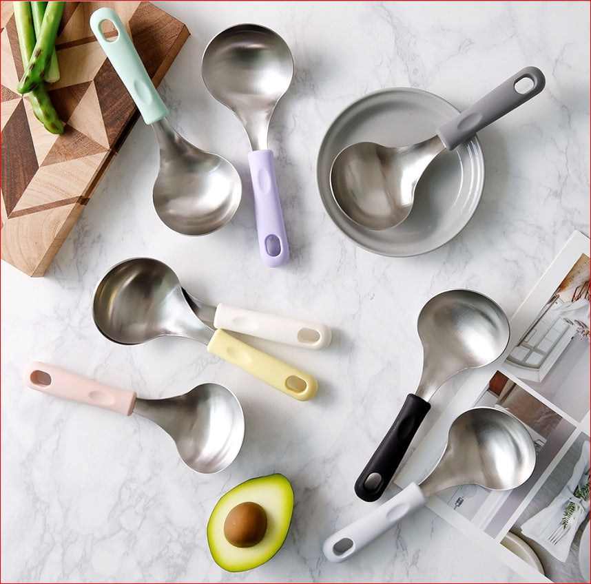 Silicone & Stainless Mini Ladle – Jeon Hyun Moo’s Ladle (Color Edition)플라라 실리콘 스텐 미니 국자 전현무 국자 (컬러버전)