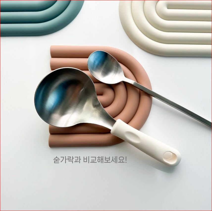 Silicone & Stainless Mini Ladle – Jeon Hyun Moo’s Ladle (Color Edition)플라라 실리콘 스텐 미니 국자 전현무 국자 (컬러버전)