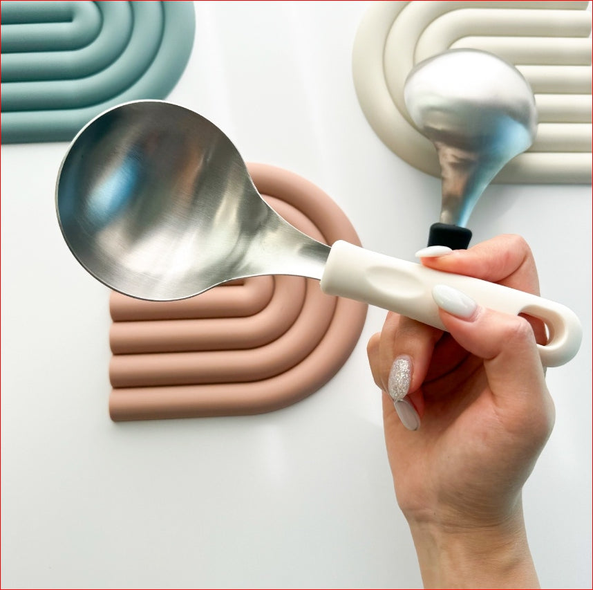 Silicone & Stainless Mini Ladle – Jeon Hyun Moo’s Ladle (Color Edition)플라라 실리콘 스텐 미니 국자 전현무 국자 (컬러버전)