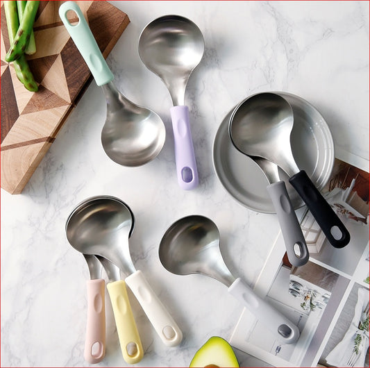Silicone & Stainless Mini Ladle – Jeon Hyun Moo’s Ladle (Color Edition)플라라 실리콘 스텐 미니 국자 전현무 국자 (컬러버전)