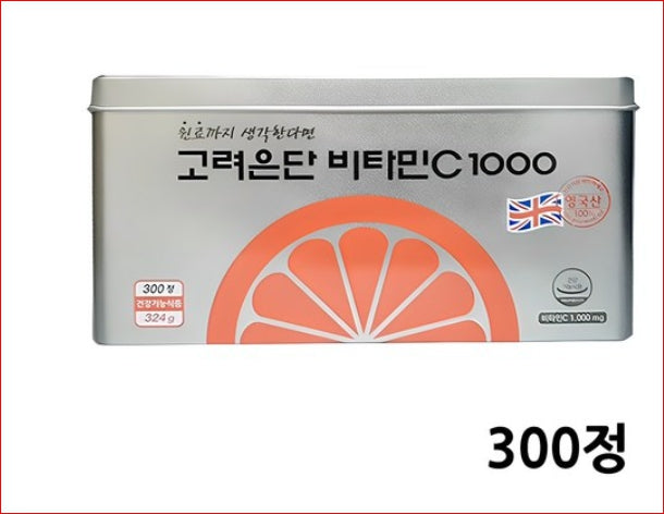 고려은단 비타민C 1000 1+1 (총 600정) / Koryo Eundan Vitamin C 1000 1+1 (600 Tablets)