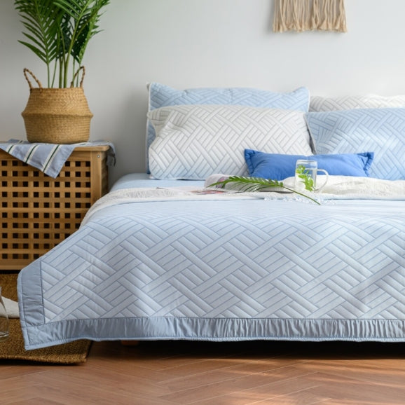 리빙밸류 듀라론 냉감 침대패드 – SS / Q / K (LivingValue Duralon Cooling Bed Pad – SS / Q / K)