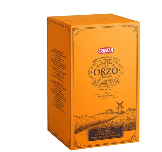 크라스탄 유기농 오르조 보리차 3.5g x 50개입 Crastan Organic Orzo Barley Tea 3.5g x 50ct