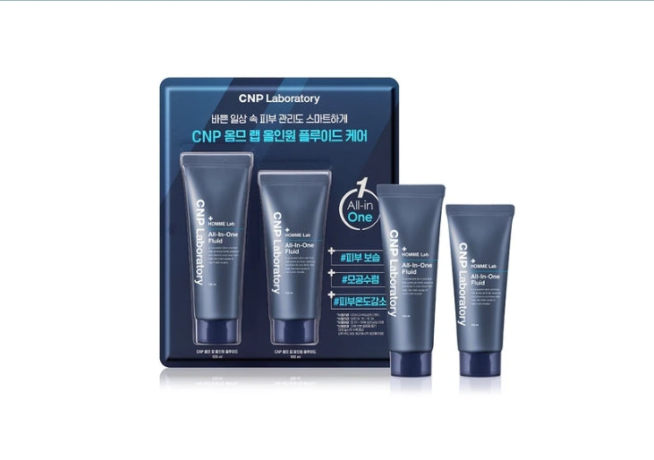 CNP 옴므 올인원 플루이드 120ml + 100ml CNP Homme All-in-one Fluid 120ml + 100ml