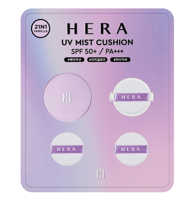 헤라 유브이 미스트 쿠션 15g + 리필 15g - 21N1 바닐라(21호)
