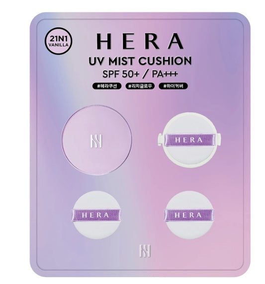 헤라 유브이 미스트 쿠션 15g + 리필 15g - 21N1 바닐라(21호)