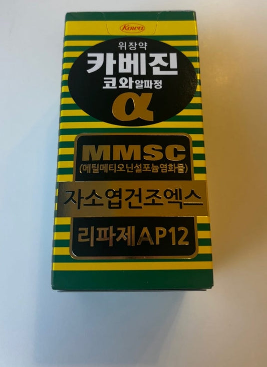 카베진 코와 KOWA 위기능 강화 위장 건강 영양 300정