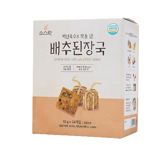 소스락 백년육수로 맛을 낸 즉석국 10g x 24 Sauce R.O.K Soup 10g x 24