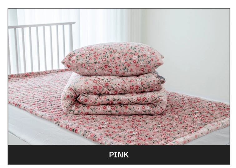 정원 극세사 차렵이불 2color