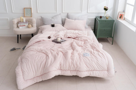 앨르 극세사 퀸 차렵이불 2color 차렵이불+퀸패드+베개커버2