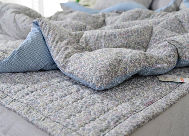 리빙밸류 소피아 차렵이불4종세트 차렵이불+패드+베개커버2종