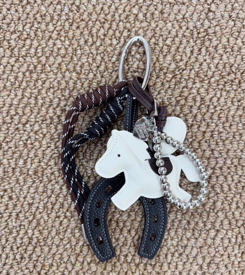 럭키 포니 &말발굽 참 키링 – Bag Charm