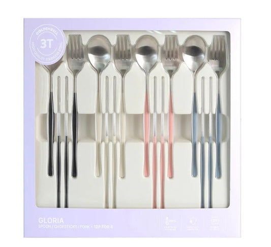 골든벨 글로리아 커틀러리 4인조 12P Goldenbell Gloria Cutlery Set 12P for 4