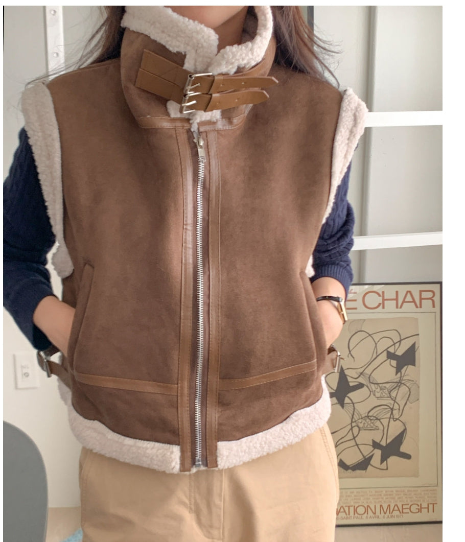 벨크로무스탕조끼 3COLOR