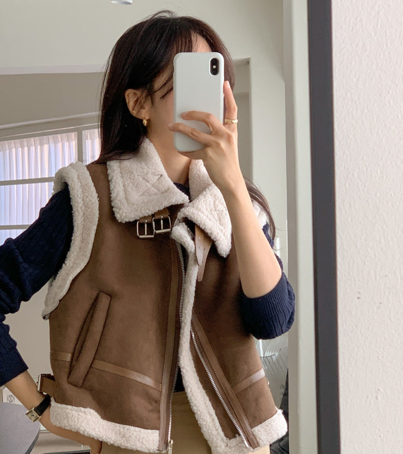 벨크로무스탕조끼 3COLOR