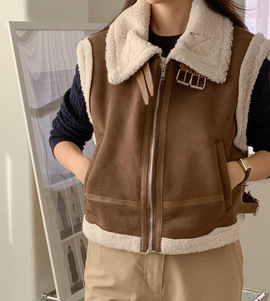 벨크로무스탕조끼 3COLOR