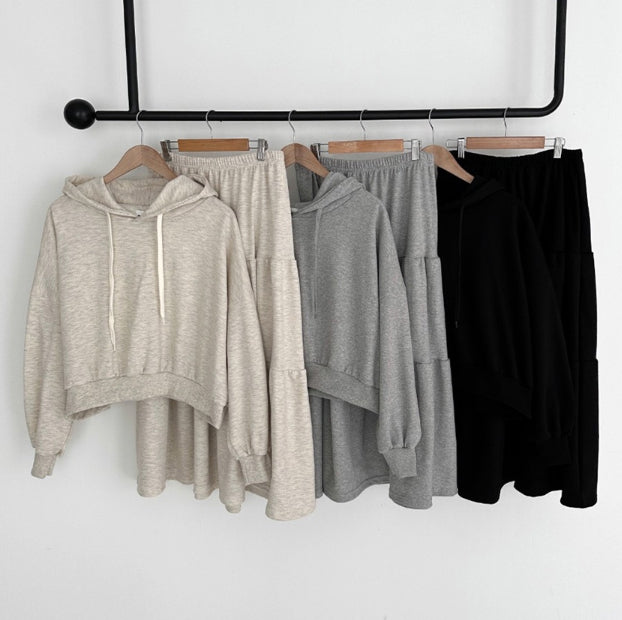 기모후디 캉캉롱스커트 세트 77까지가능