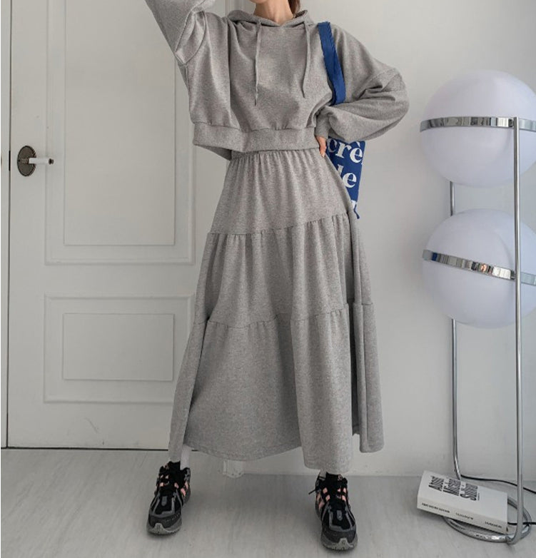 기모후디 캉캉롱스커트 세트 77까지가능