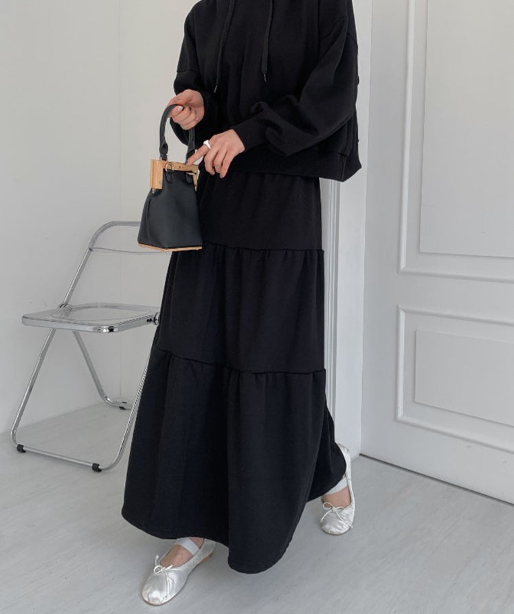 기모후디 캉캉롱스커트 세트 77까지가능