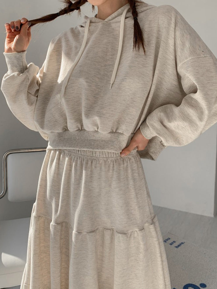 기모후디 캉캉롱스커트 세트 77까지가능