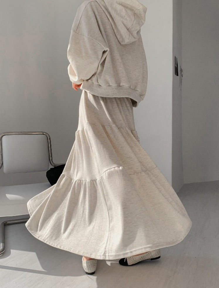 기모후디 캉캉롱스커트 세트 77까지가능