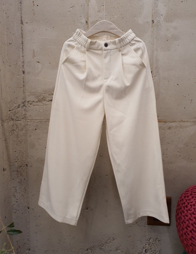 모안 벨트 세트 와이드 팬츠