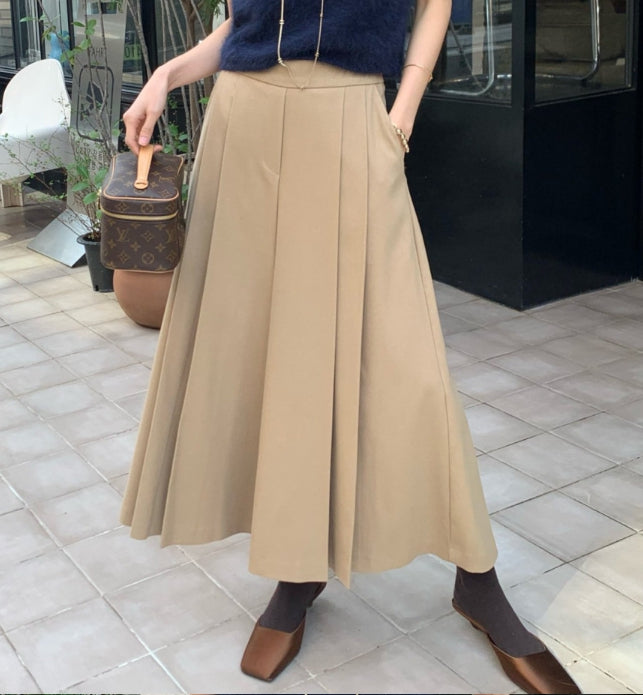 25FW 로우게이지 울 티알 주름 바지 뒷밴딩 슬랙스