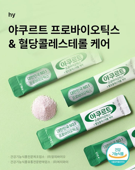 한국야쿠르트 프로바이오틱스 혈당콜레스테롤 케어2g x 60포