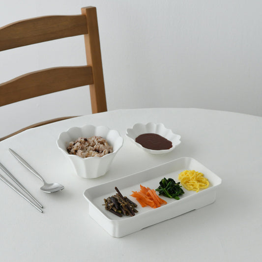 모이 타원 찬기 5인치 – 유광 (Moi Glossy Oval Side Dish – 5in)