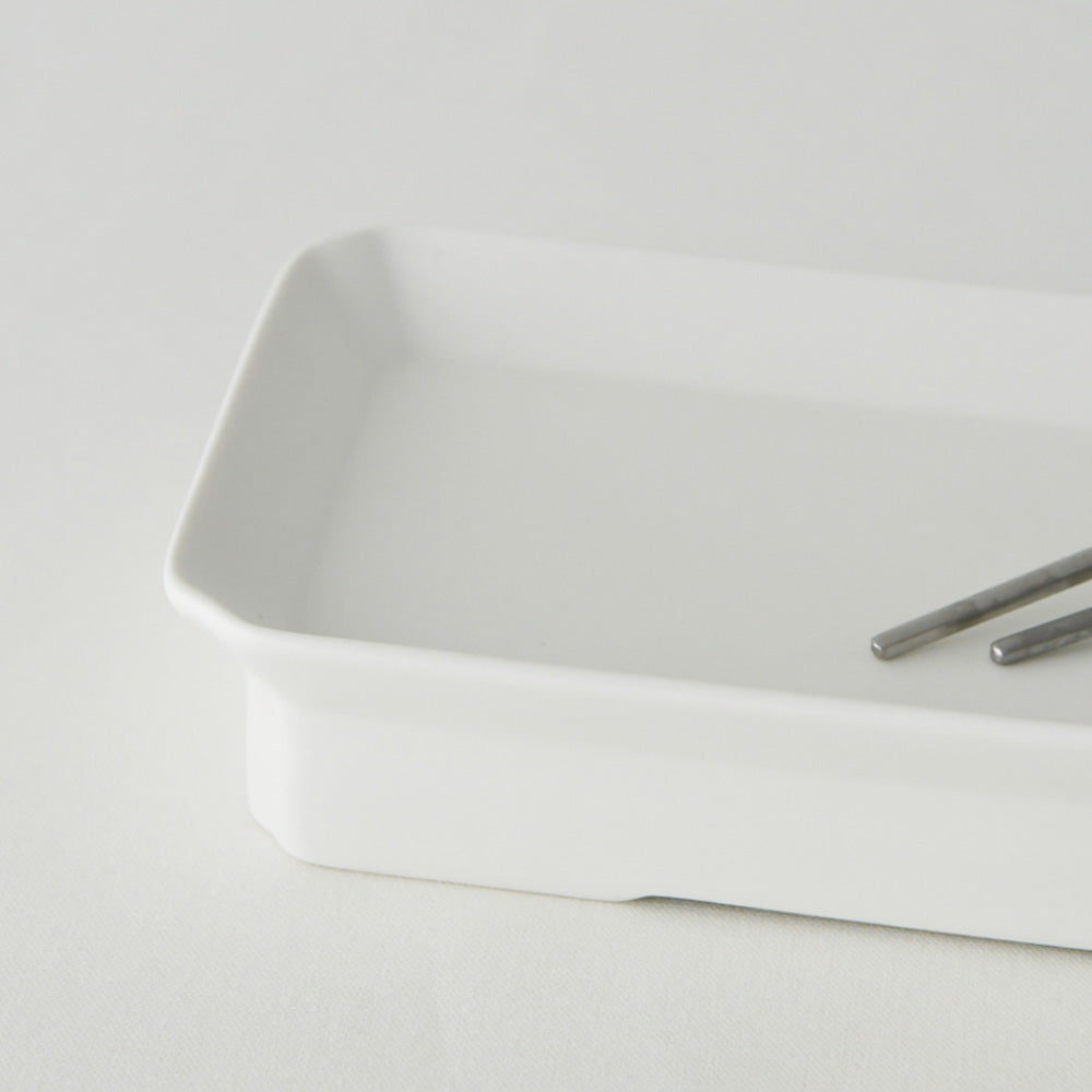 모이 직소반 – 유광 10인치 (Moi Glossy Rectangle Tray Bowl – 10in)