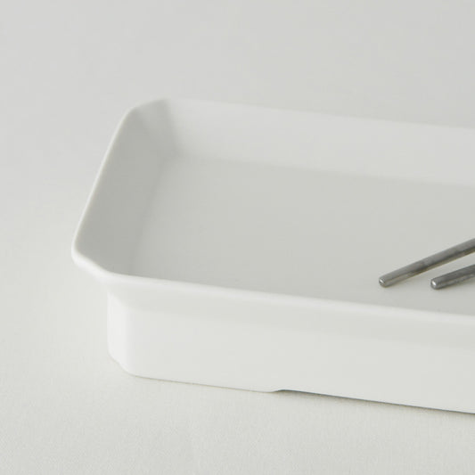 모이 직소반 – 유광 10인치 (Moi Glossy Rectangle Tray Bowl – 10in)