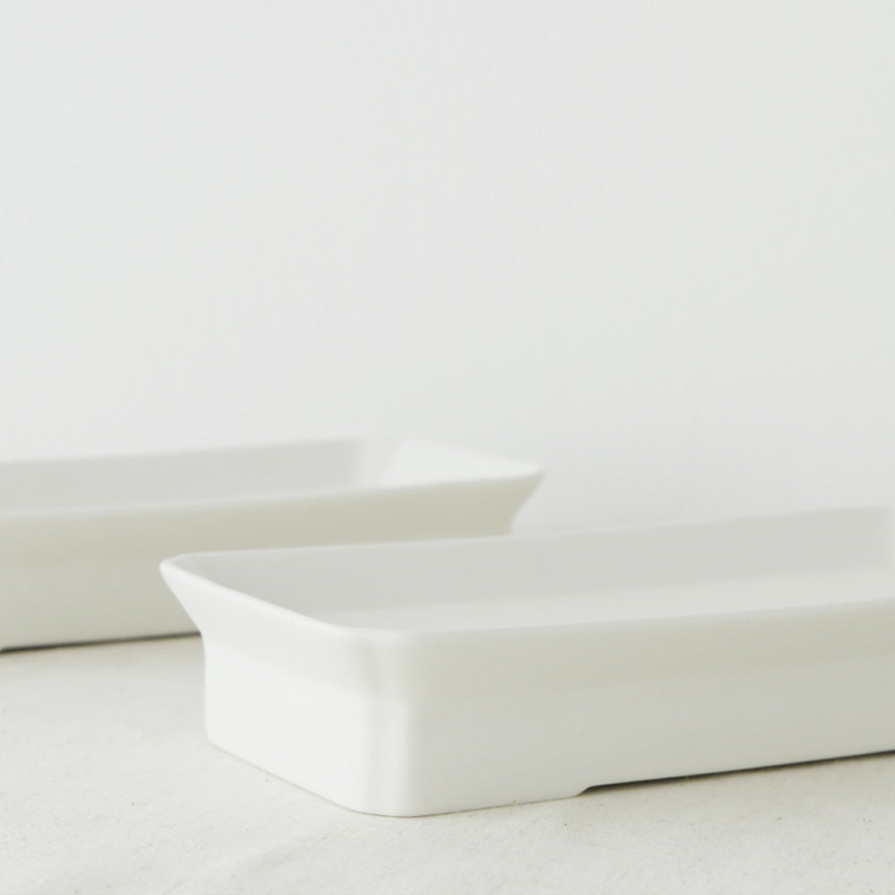 모이 직소반 – 유광 10인치 (Moi Glossy Rectangle Tray Bowl – 10in)