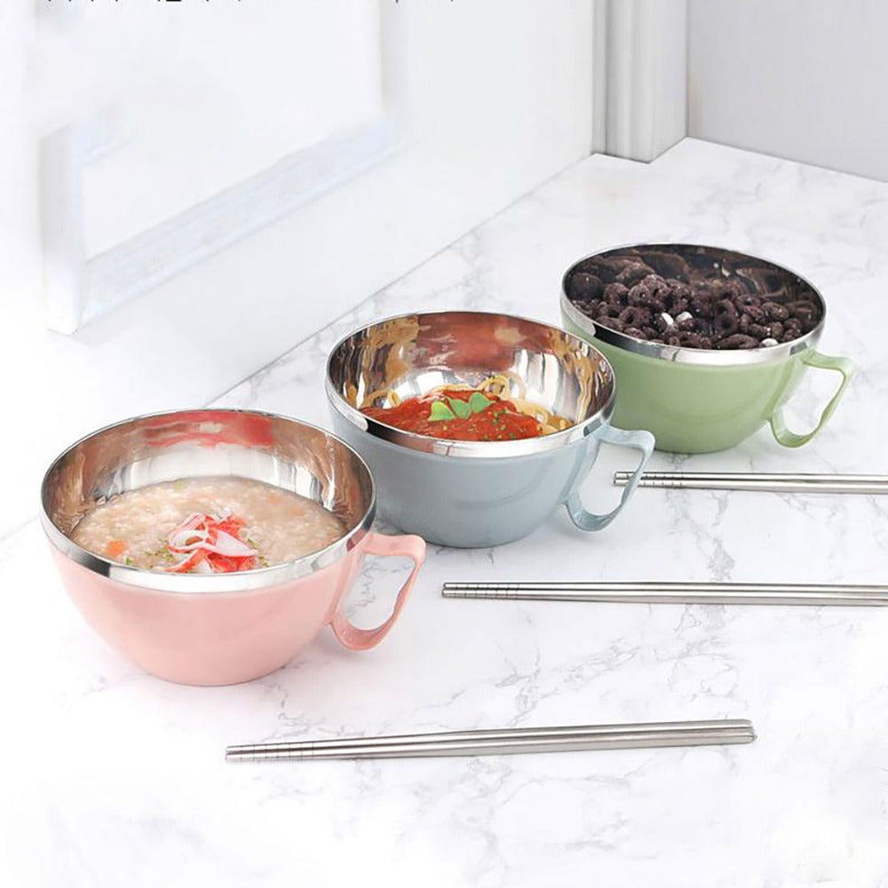 까사니 파스타볼 6P(볼3P+젓가락3P) 라면그릇