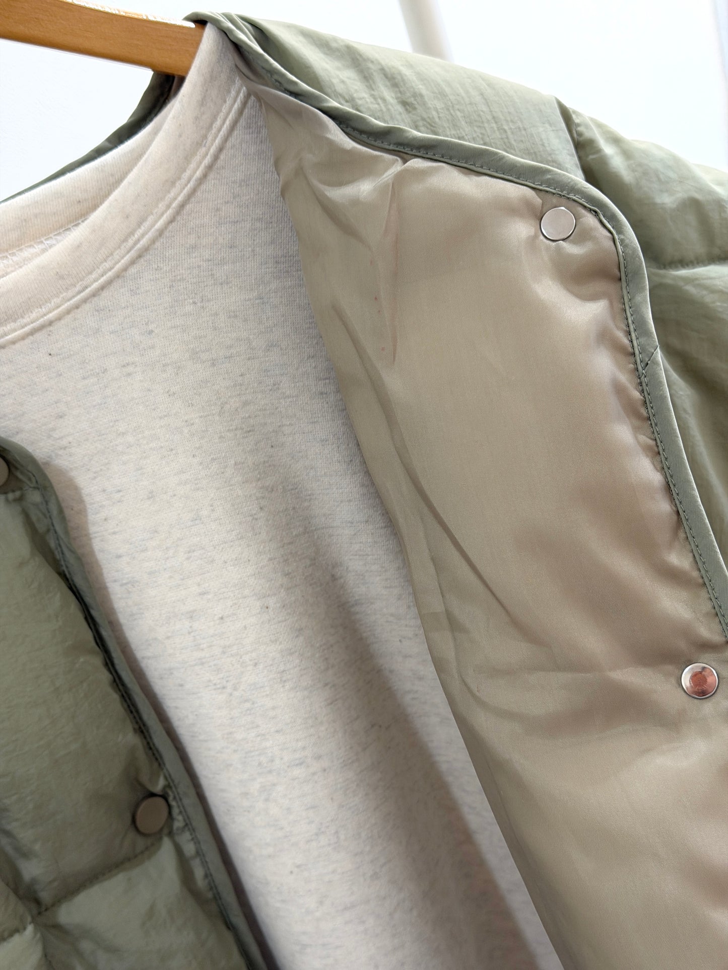 릴리안 빅사이즈 체형커버에 딱! 판초패딩조끼