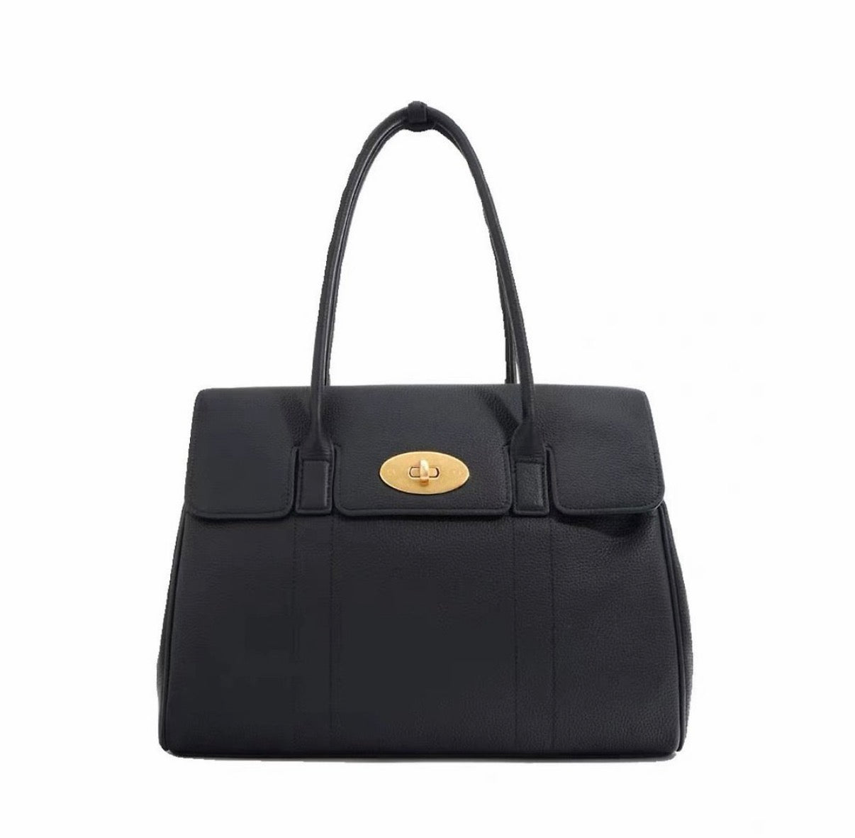 클래식 레더 락 토트백  Classic Leather Lock Tote