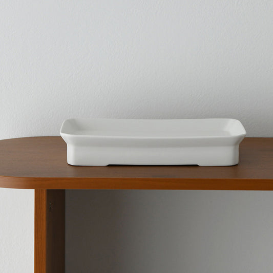 모이 직소반 – 유광 10인치 (Moi Glossy Rectangle Tray Bowl – 10in)