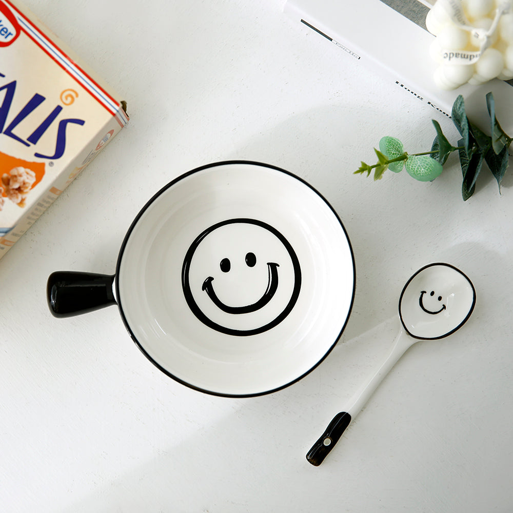 플라라 스마일 도자기 식기세트 – 1인/2인 구성 (Plara Smile Ceramic Tableware Set – For One / For Two)