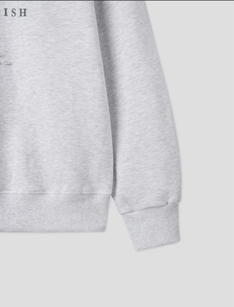 Notre Dame Fleece Sweatshirt (Winter, Unisex, Oversized)  노틀담 기모 맨투맨 – 겨울 신상, 워싱 코튼, 남녀공용 오버핏