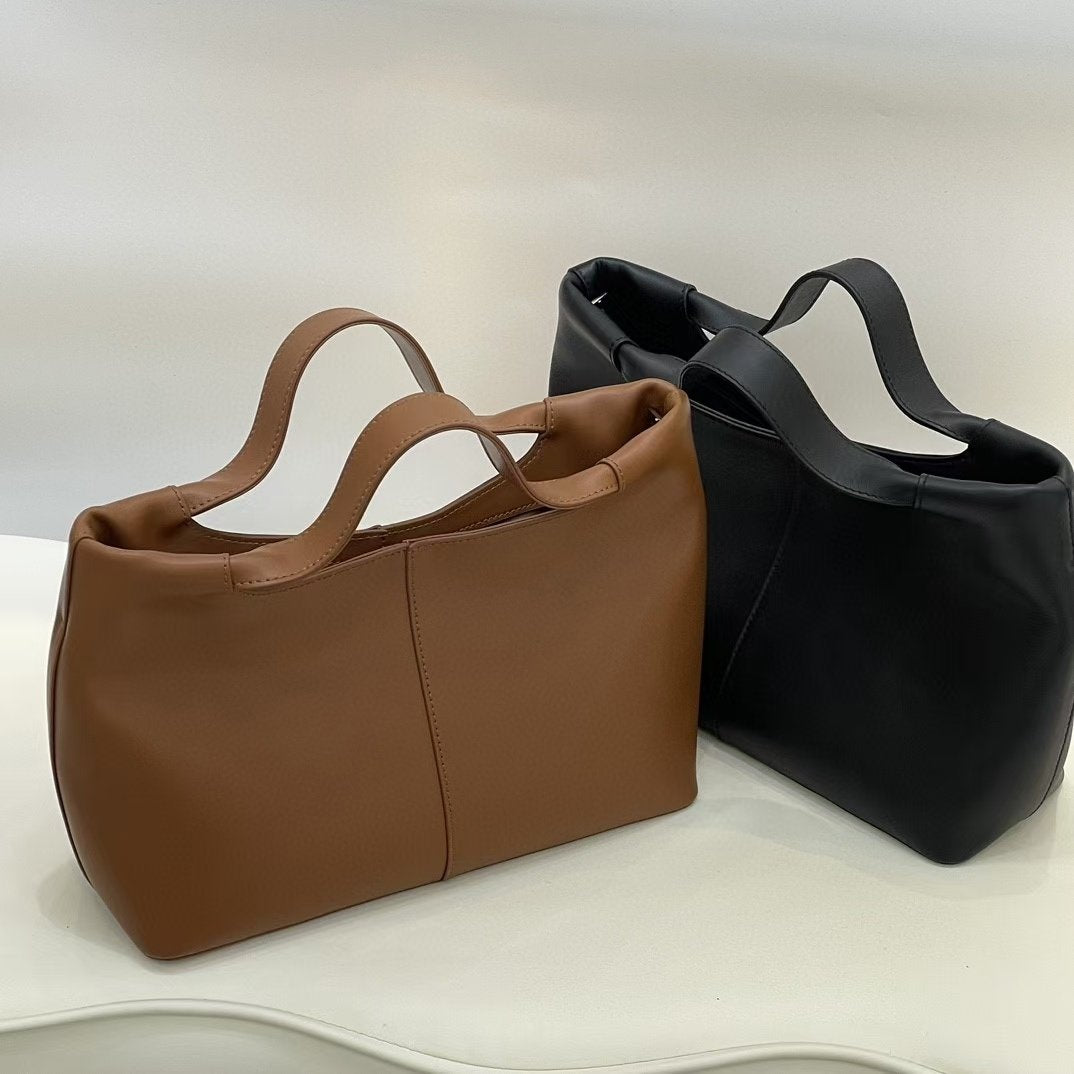 미니멀 소가죽 캠든 토트백+랜덤 백참