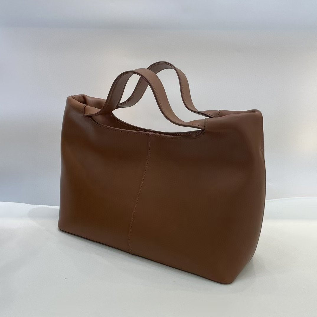 미니멀 소가죽 캠든 토트백+랜덤 백참