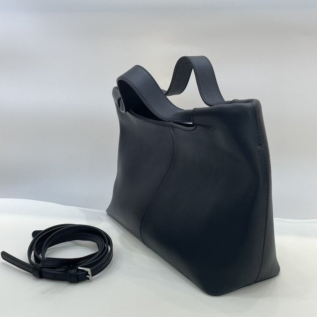 미니멀 소가죽 캠든 토트백+랜덤 백참